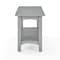 Alaterre Furniture Craftsbury 36"W Wood Entryway Bench, Gray ANCB0340 - alternate 2